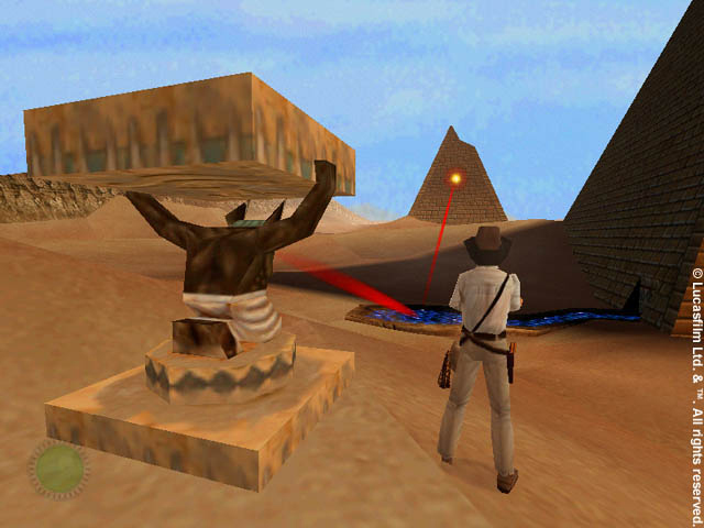 Indiana Jones and the Infernal Machine-jogo em curso/ top melhor game n64