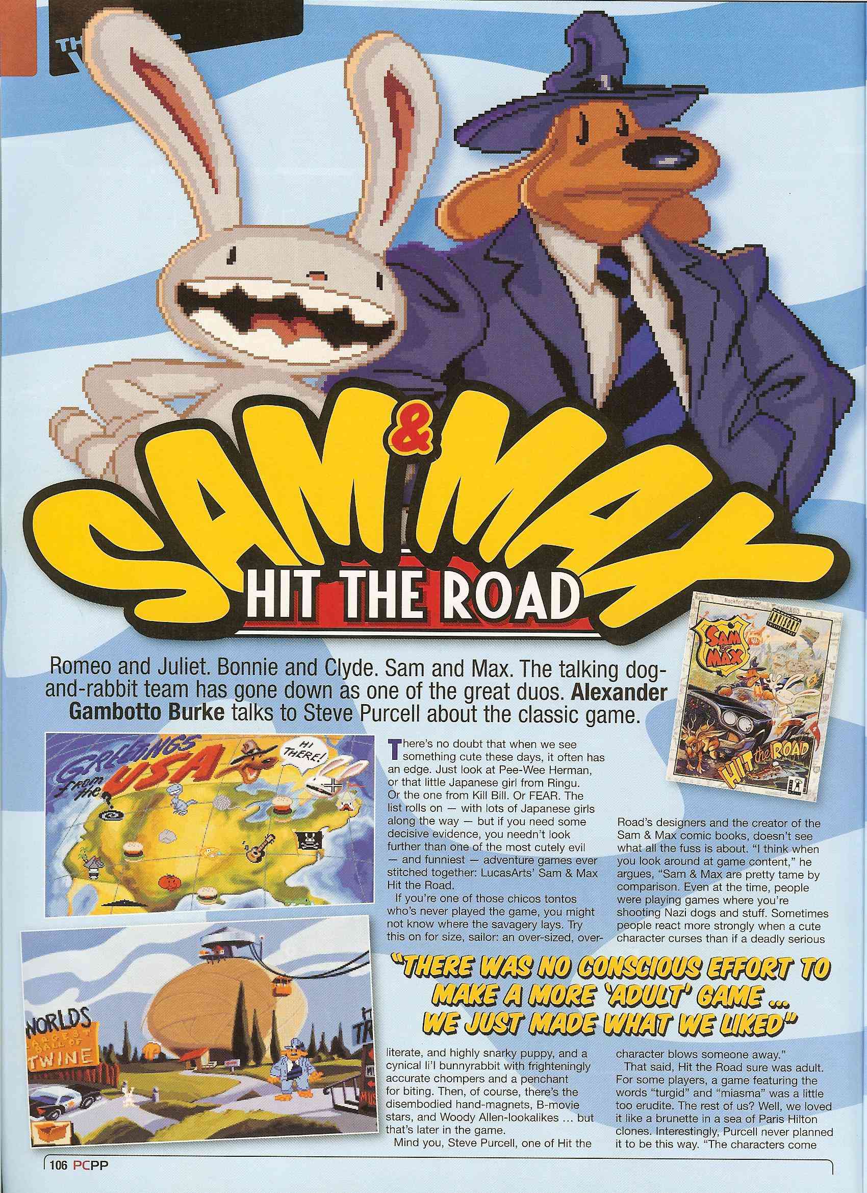 Прохождение sam and max hit the road