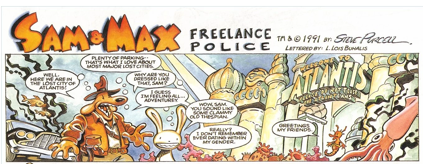 Sam & Max comic strip