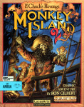 The original Monkey Island 2 box, AKA our favoritest ever.