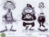 The three main characters.