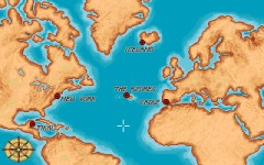 Alternate version of the game's map, with an additional hotspot for Cadiz, Spain.