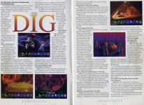 Article about Hal Barwood's work on Brian Moriarty's <i>The Dig</i> from <i>Adventurer</i> #7