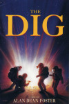 Cover art from <i>The Dig</i> audio book, with four characters.