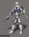 A clone trooper, yesterday.