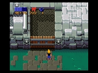 Zeke stares at the castle gate, hoping the way in won't be similar to <i>Shadowgate</i>.