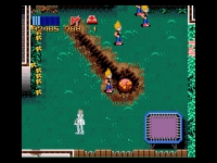 Throughout the game, you'll come across some slimy meteors that crashed into the ground.  This is a reference to <i>Maniac Mansion</i>, and perhaps an explanation for the mass zombie resurrection.