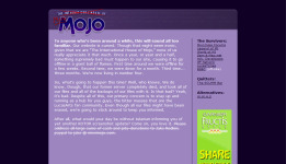 Mini Mojo 2! The only thing that was on the Mixnmojo.com URL during one of the long down-times.