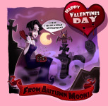 A Valentine's Day card from Autumn Moon.
