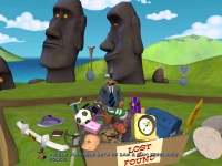 Sam finds something in the Easter Island lost and found pile that more than a few graphic adventure enthusiasts would kill for.