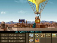 A balloon ride in the desert -- how romantic.