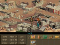 Indiana Jones and Sophia Hapgood in the ruins of Knossos.