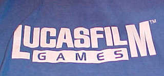Logo on the T-shirt.