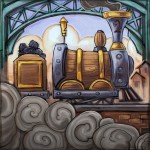 The Mural for the Train Station.