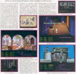 Early screenshots Fate of Atlantis from French magazine Tilt (issue 90, May 1991)