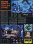 Scan of MI2 article with very early screenshots