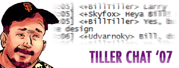 Tiller Chat header