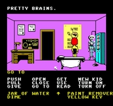 The medical diagram in the NES version reads "pretty brains" in retaliation to Nintendo making LucasArts change the phrase "getting your pretty brains sucked out"