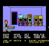 The NES conversion team at LucasArts tried to sneak as many adult themes past the Nintendo censors while changing the content to adhere to Nintendo's strict moral standards of the time. So the game "Kill Thrill" was changed to the sexually suggestive title "Tuna Diver"