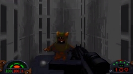 There is a hidden Ewok in Mission 4. To find him: Type laimlame. Jump off the opening right in front of you. Type lapogo. Turn and face the wall that you just jumped off. Turn right and and walk against the wall to the right. You will go into a small dark room. Go to the wall on your left. Walk up to it and hit the spacebar to open it, and you will find the Ewok.