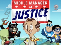 Middle Manager of Justice title screen