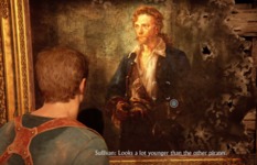 Uncharted 4 features a Guybrush painting.