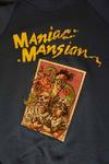 The somehow even more rare sweatshirt version of the Maniac Mansion T-shirt. Pictured is the chest design. Source: http://www.defunkd.com/product/SF35671/vintage-1980s-lucasfilm-maniac-mansion-sweatshirt